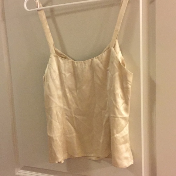 NEW Reformation 100% silk tank top beige - Picture 2 of 4